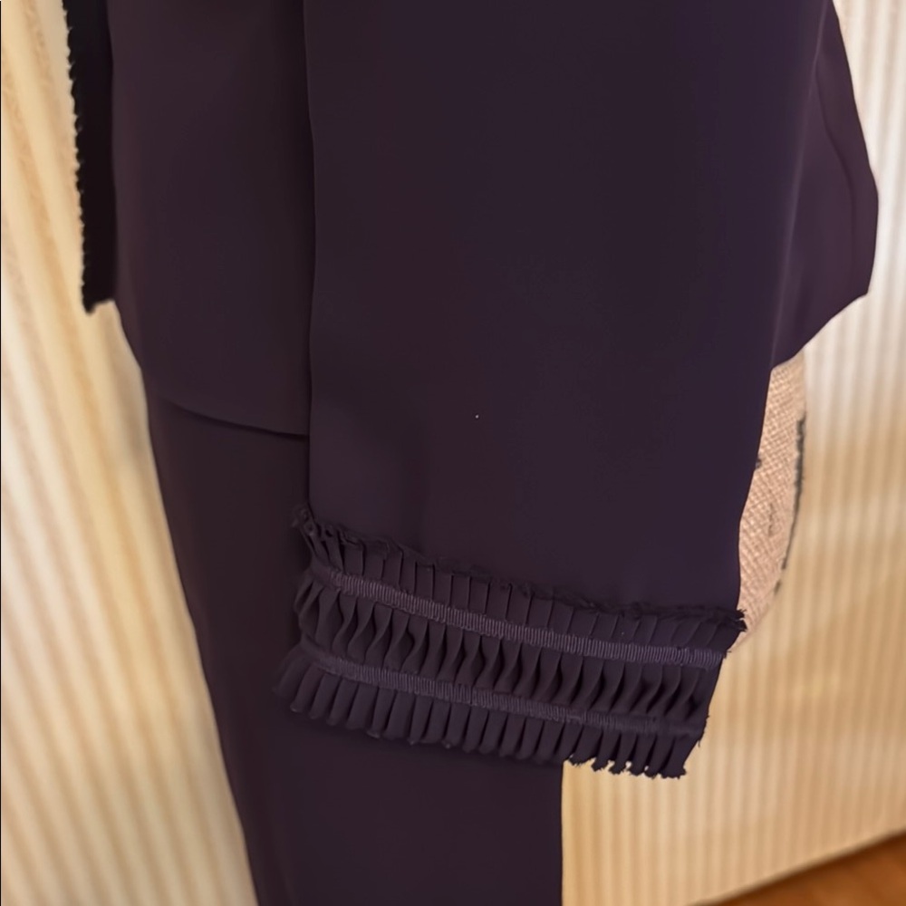 Albert Nipon Brown Maxi Skirt Set Size 2 - image 4